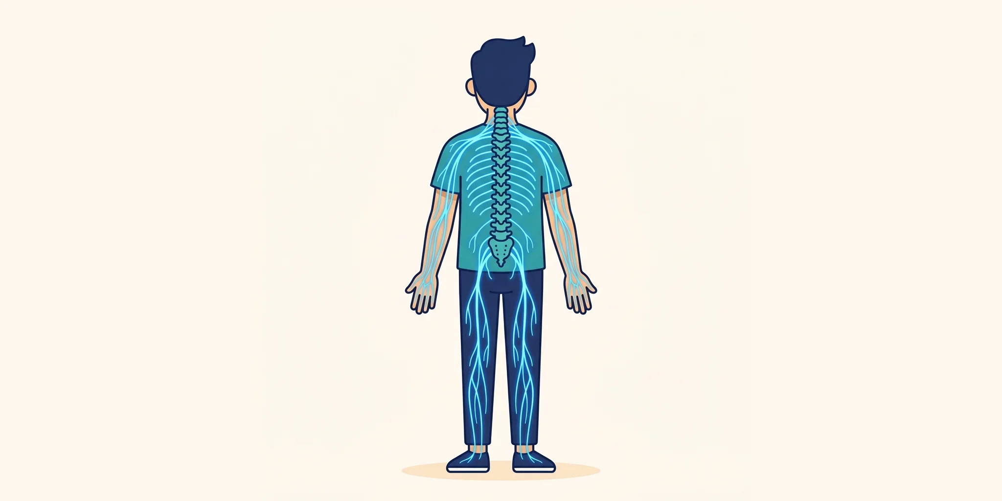 Pinched nerve pain, sciatica symptoms, and numbness assessment check