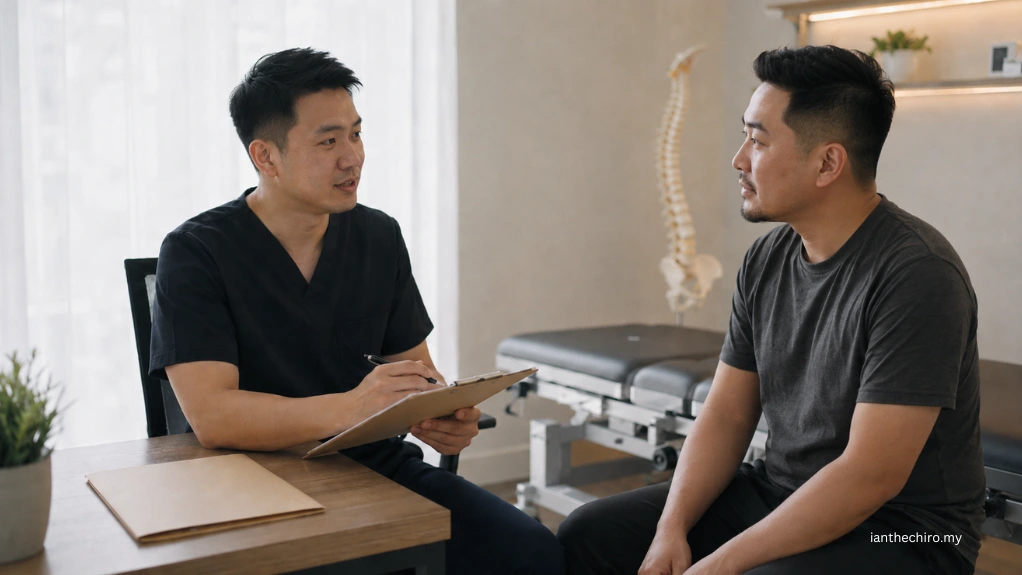 Do I Need an X-Ray Before Seeing a Chiropractor? 7 Chiropractic consultation showing do I need an X-ray before seeing a chiropractor