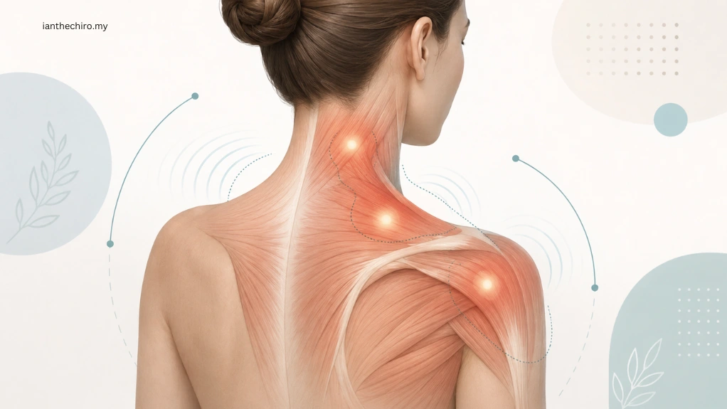 Dry Needling vs Massage: What’s Different? 2 Muscle guarding illustration for dry needling vs massage