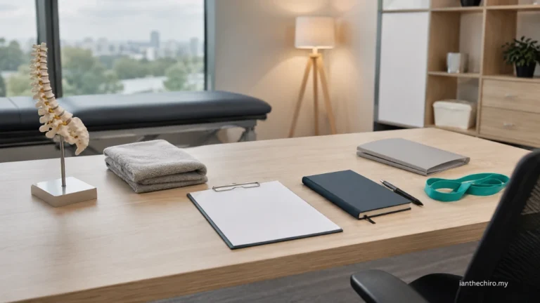 First visit desk setup showing what to expect at your first chiropractic visit