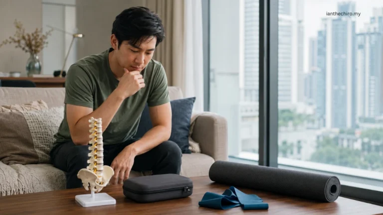 Patient considering chiropractic adjustment vs dry needling vs exercise