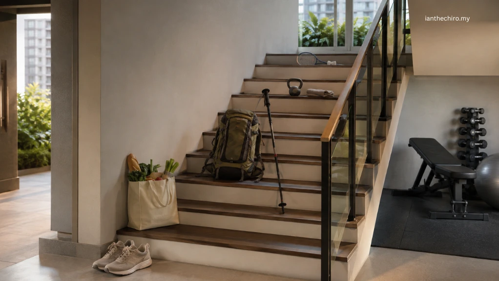 Knee Pain When Going Down Stairs: What Could It Mean? 2 Daily and sports workload progression for knee pain on stairs